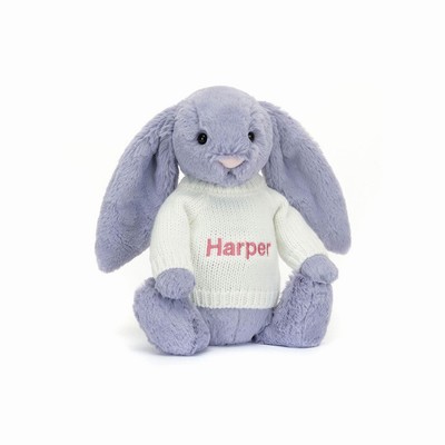 Jellycat Bashful Viola Conejo with Cream Jumper | DLSK-43025